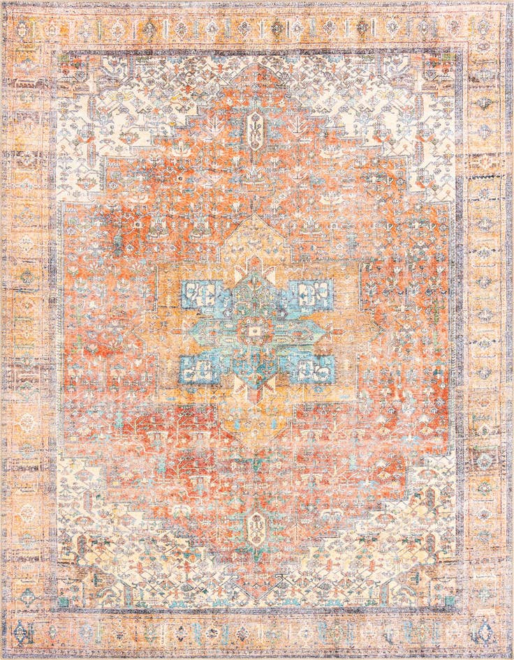Detail image of 9' x 12' Washable Timeless Rug
