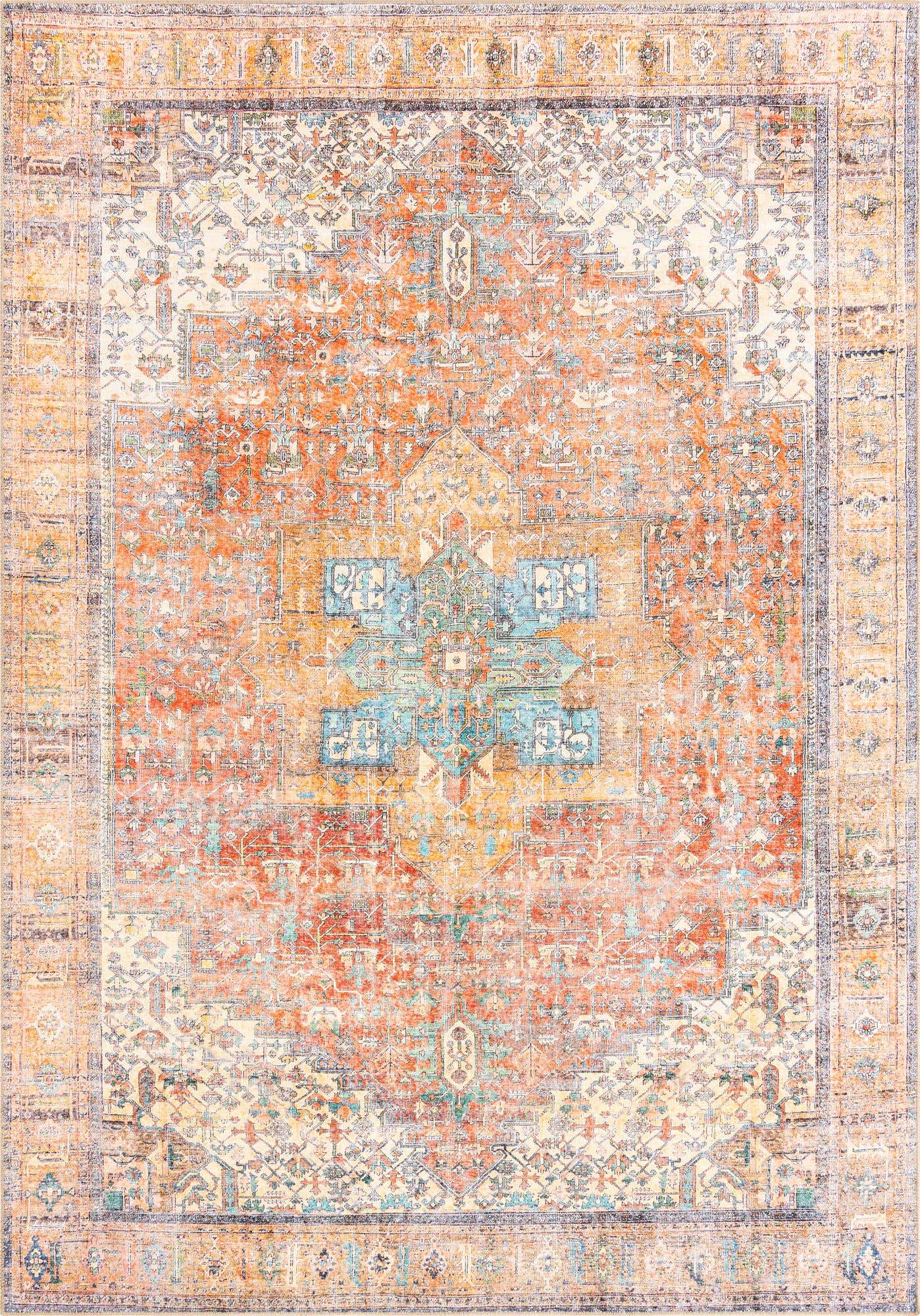 9' x 12' Washable Timeless Rug