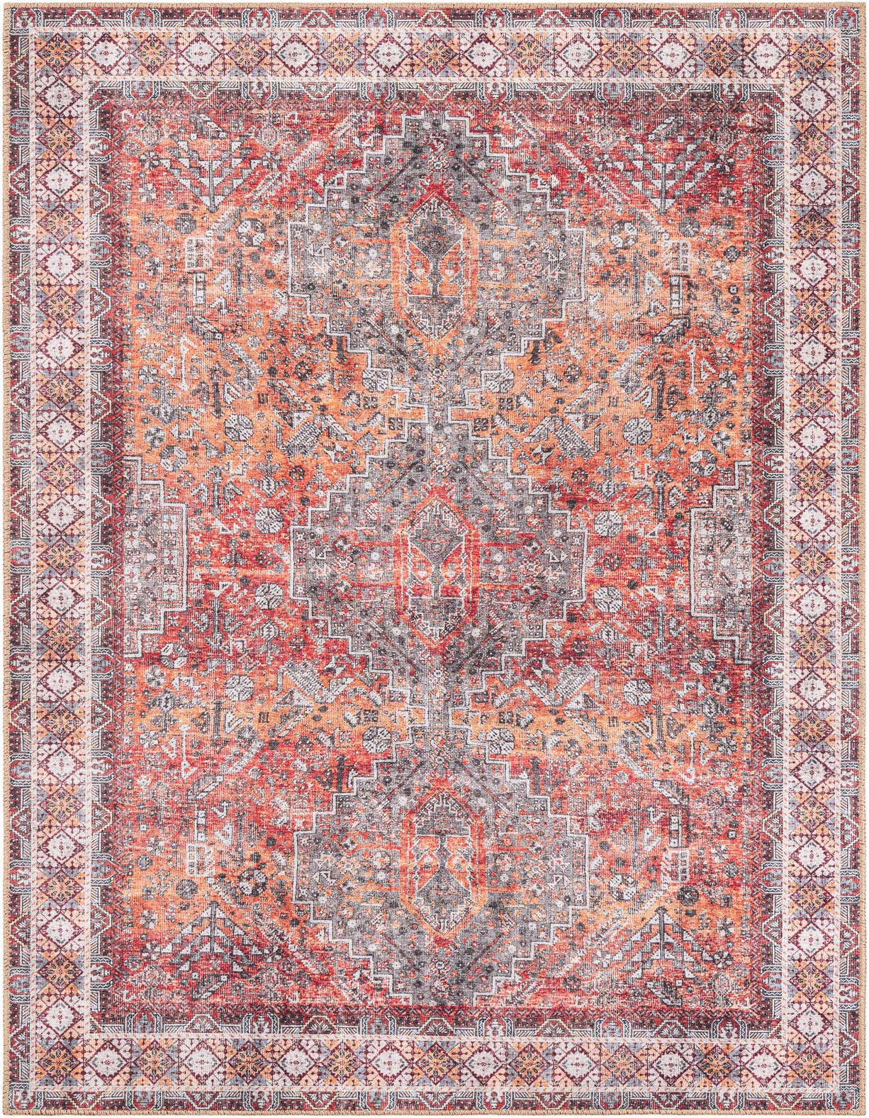 5' 1 x 8' Washable Timeless Rug