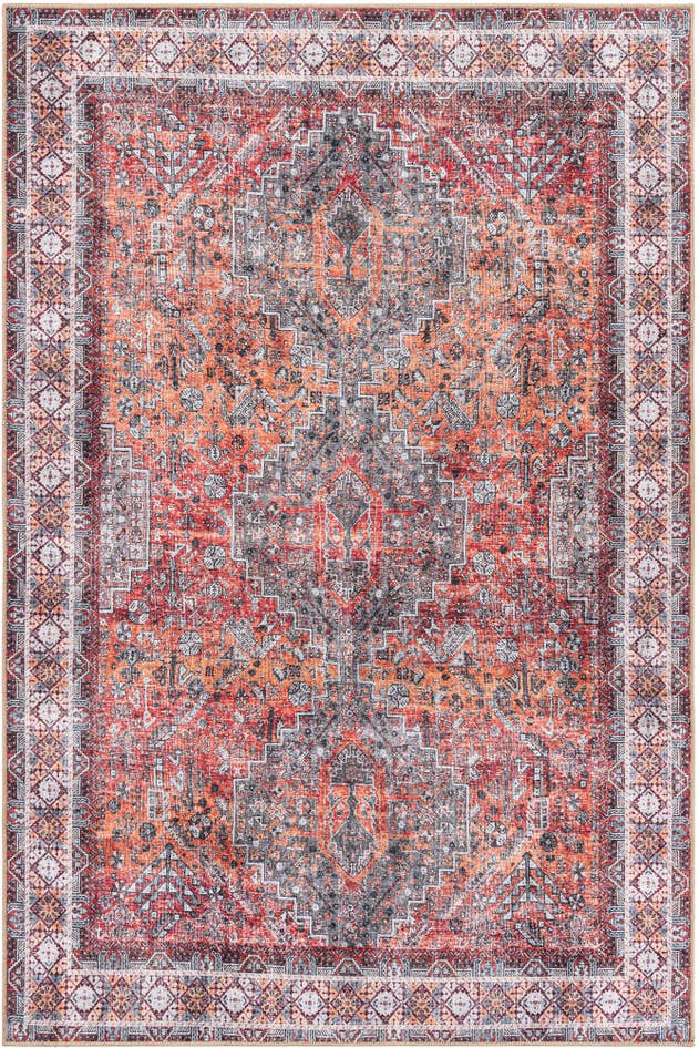 Detail image of 6' 1 x 9' Washable Timeless Rug