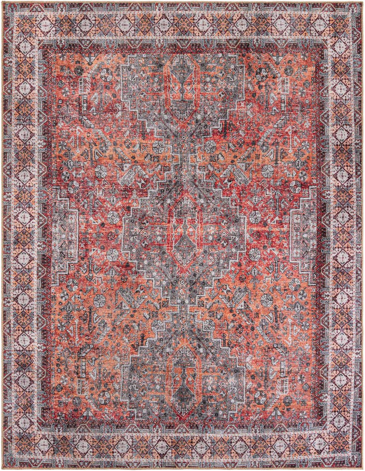 Detail image of 7' 10 x 10' Washable Timeless Rug