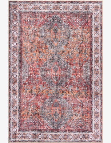 6' 1 x 9' Washable Timeless Rug