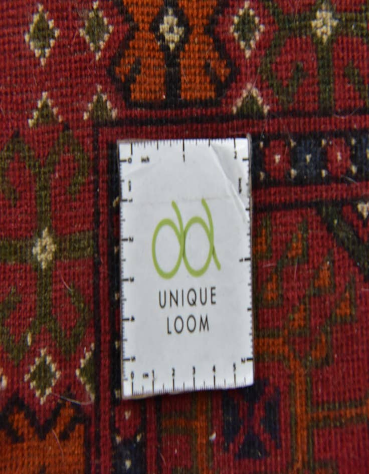 Detail image of 5' 4 x 8' 2  Hand Knotted Torkaman Oriental Wool Rug