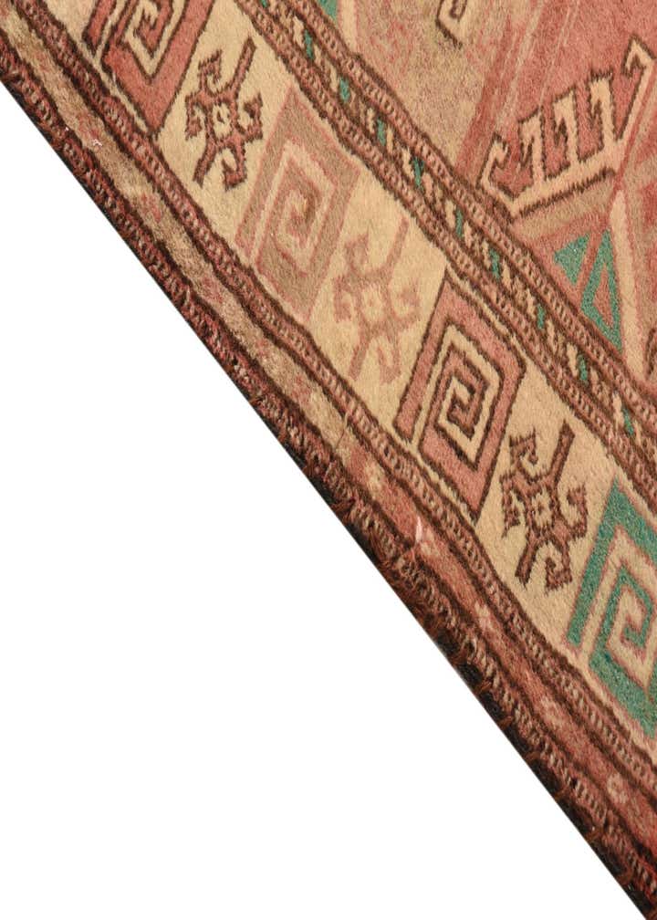 3' 5 x 4' 8 Hand Knotted Torkaman Persian Wool Rug