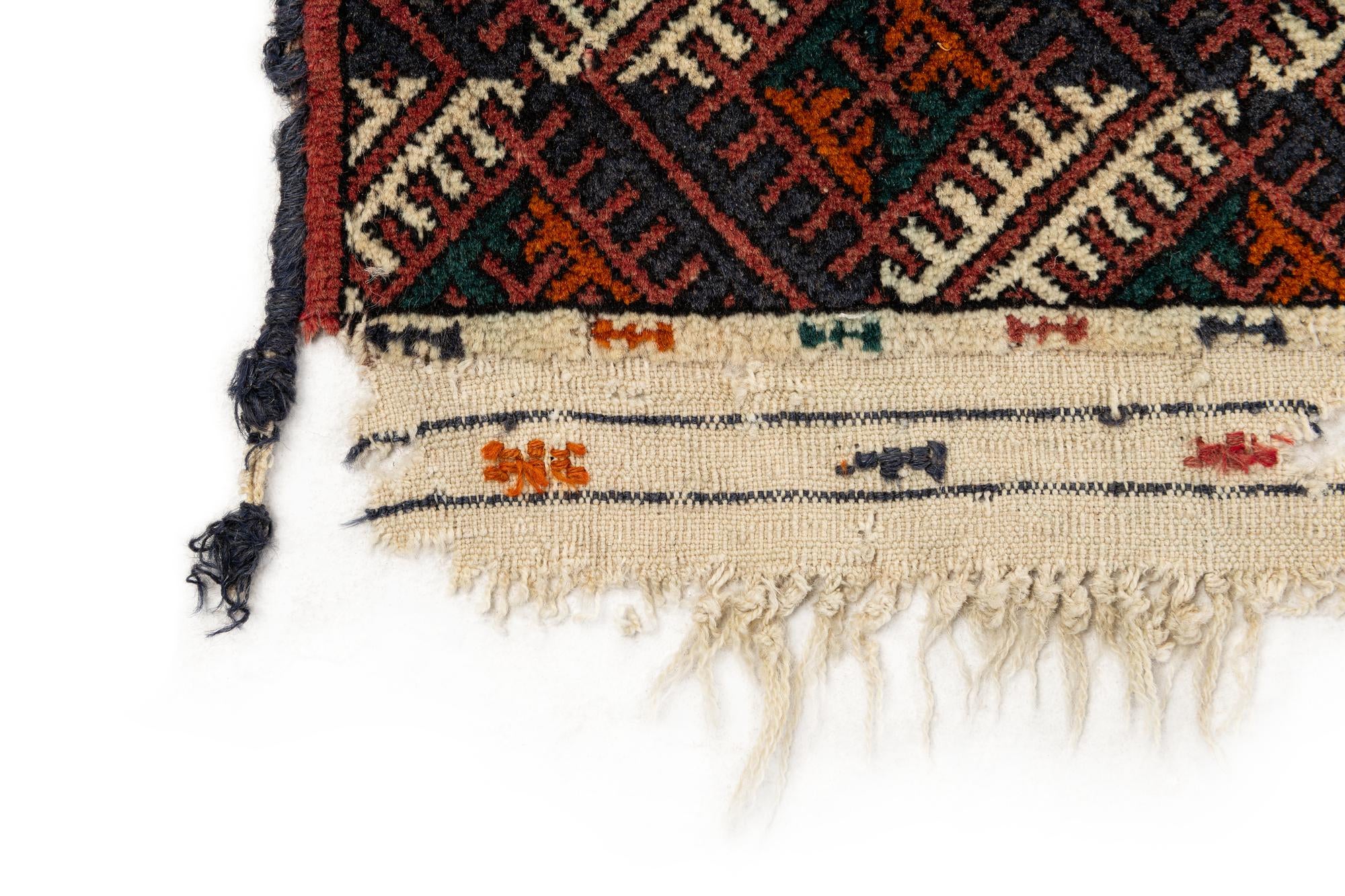 6' 8 x 9' 10 Hand Knotted Torkaman Persian Wool Rug