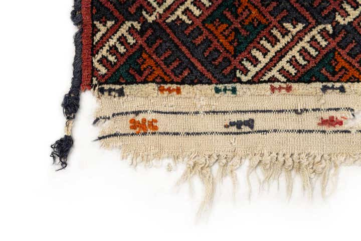 6' 8 x 9' 10 Hand Knotted Torkaman Persian Wool Rug