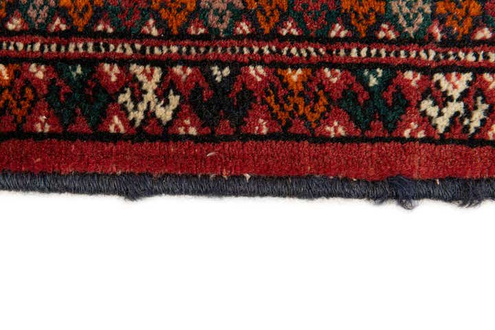6' 8 x 9' 10 Hand Knotted Torkaman Persian Wool Rug