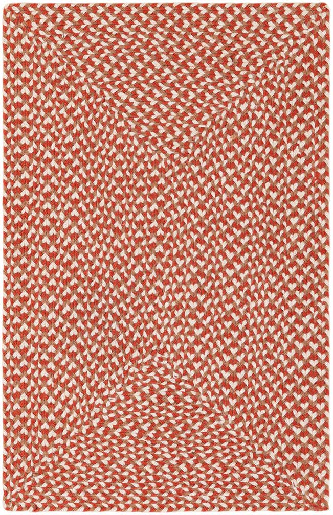 2' x 3' 1 Handmade Tweed Braided Jute Rug