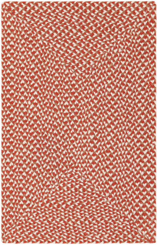 Detail image of 2' x 3' 1 Handmade Tweed Braided Jute Rug