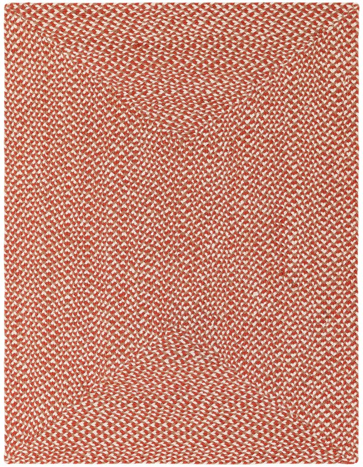 Detail image of 3' 1 x 5' 1  Hand Tweed Braided Jute Rug