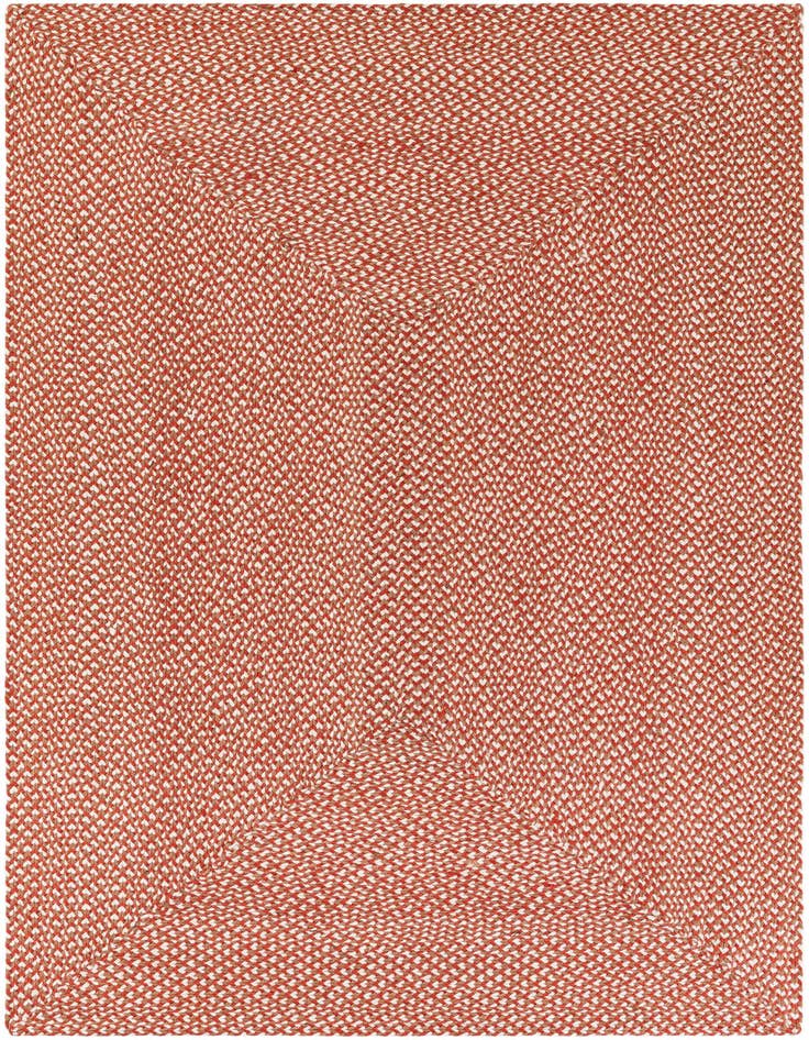 Detail image of 5' 1 x 8'  Hand Tweed Braided Jute Rug