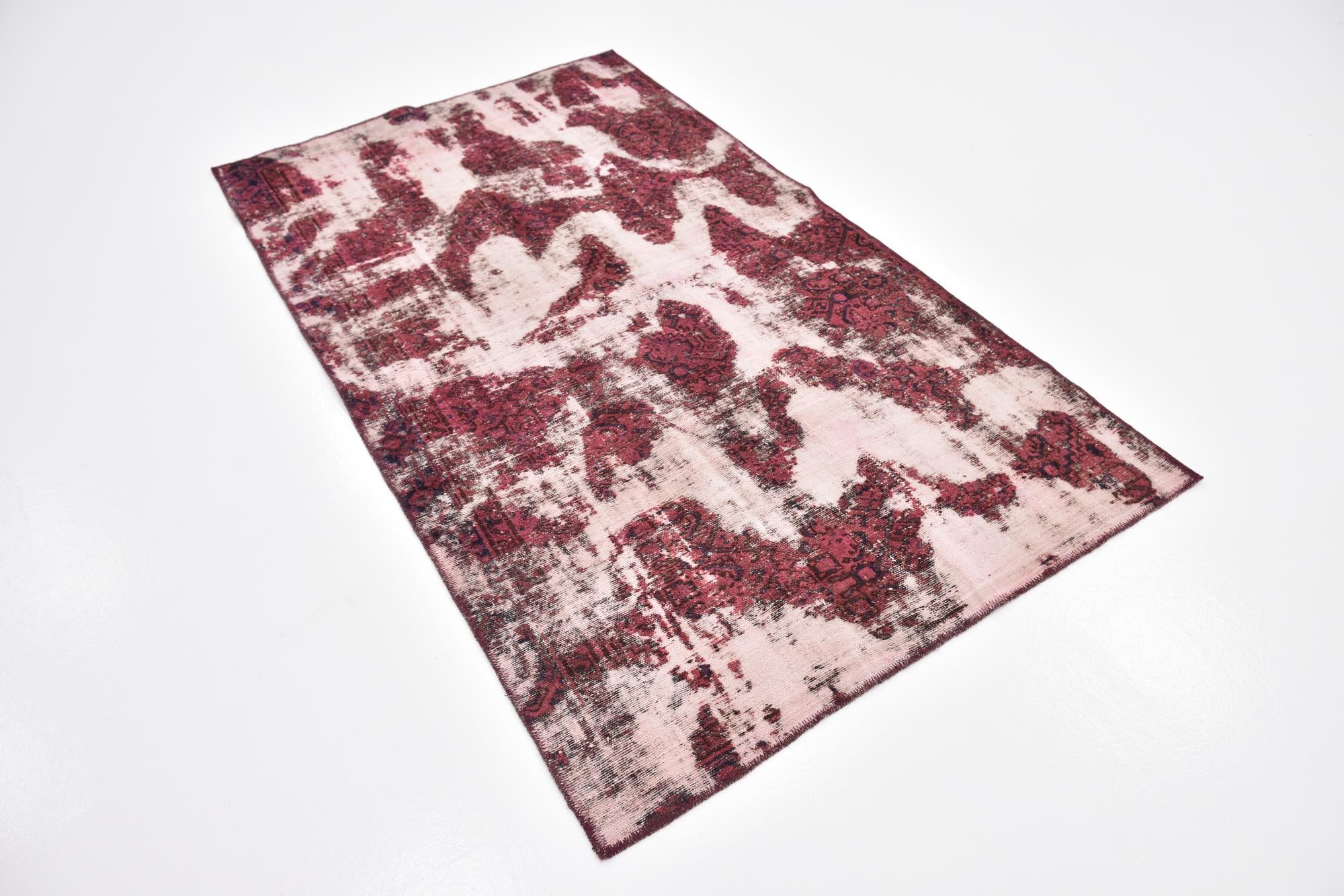 3' 7 x 6' 2 Hand Knotted Ultra Vintage Persian Wool Rug