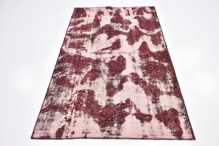 3' 7 x 6' 2 Hand Knotted Ultra Vintage Persian Wool Rug