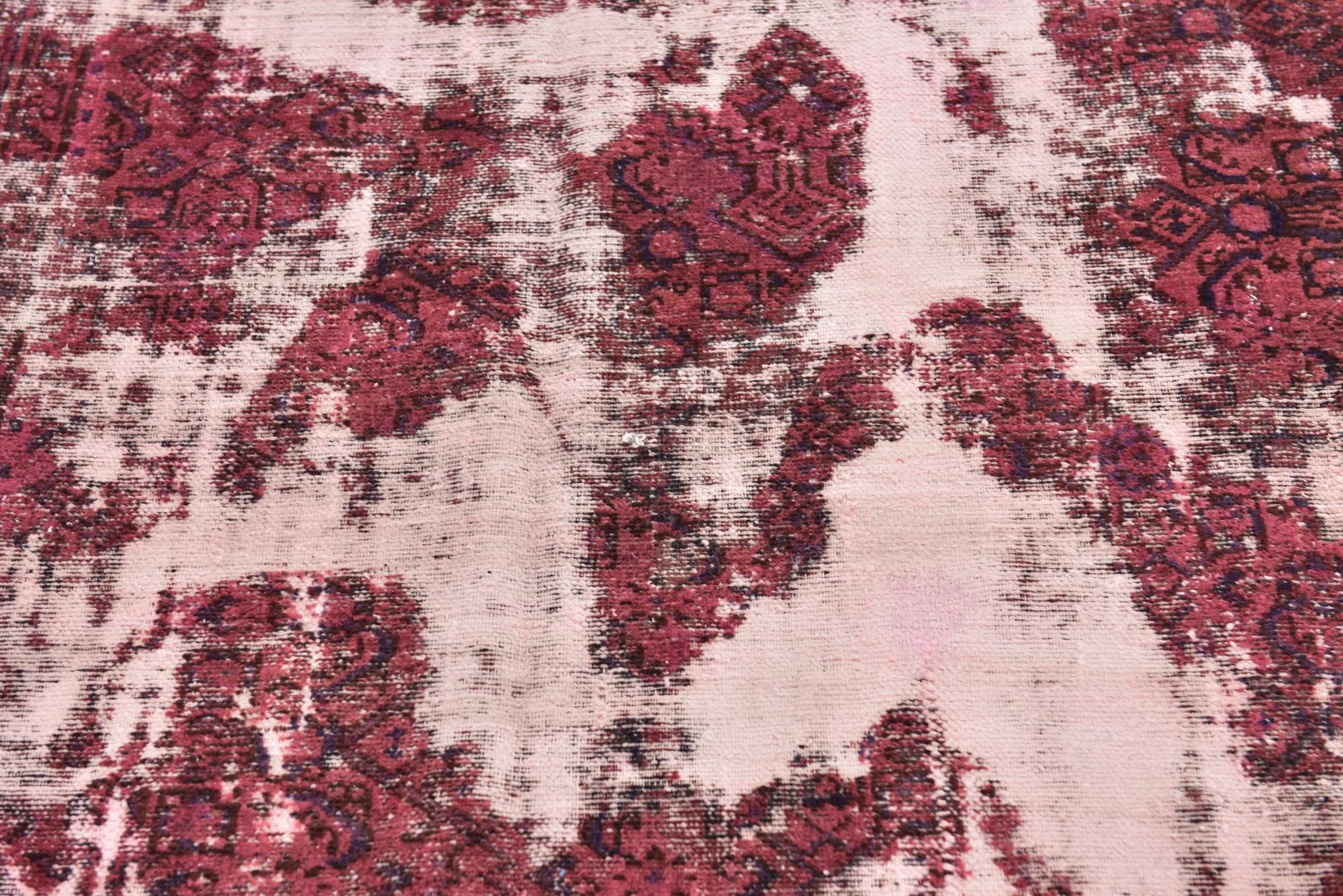 3' 7 x 6' 2 Hand Knotted Ultra Vintage Persian Wool Rug