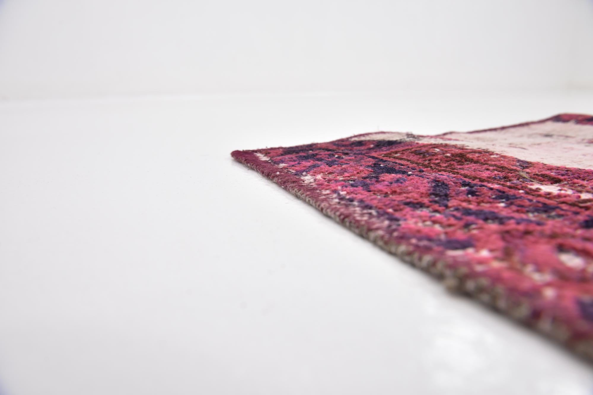 3' 7 x 6' 2 Hand Knotted Ultra Vintage Persian Wool Rug