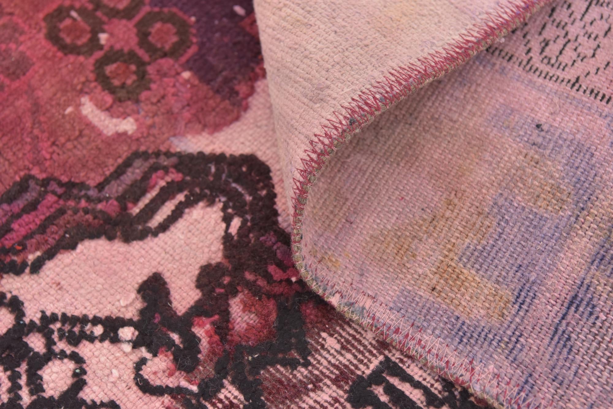 6' 6 x 8' 10 Hand Knotted Ultra Vintage Persian Wool Rug