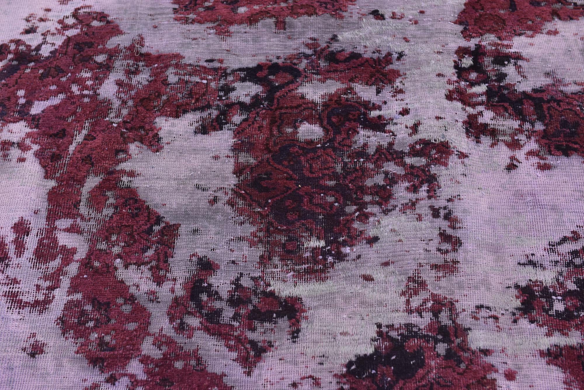 4' 10 x 6' 5 Hand Knotted Ultra Vintage Persian Wool Rug