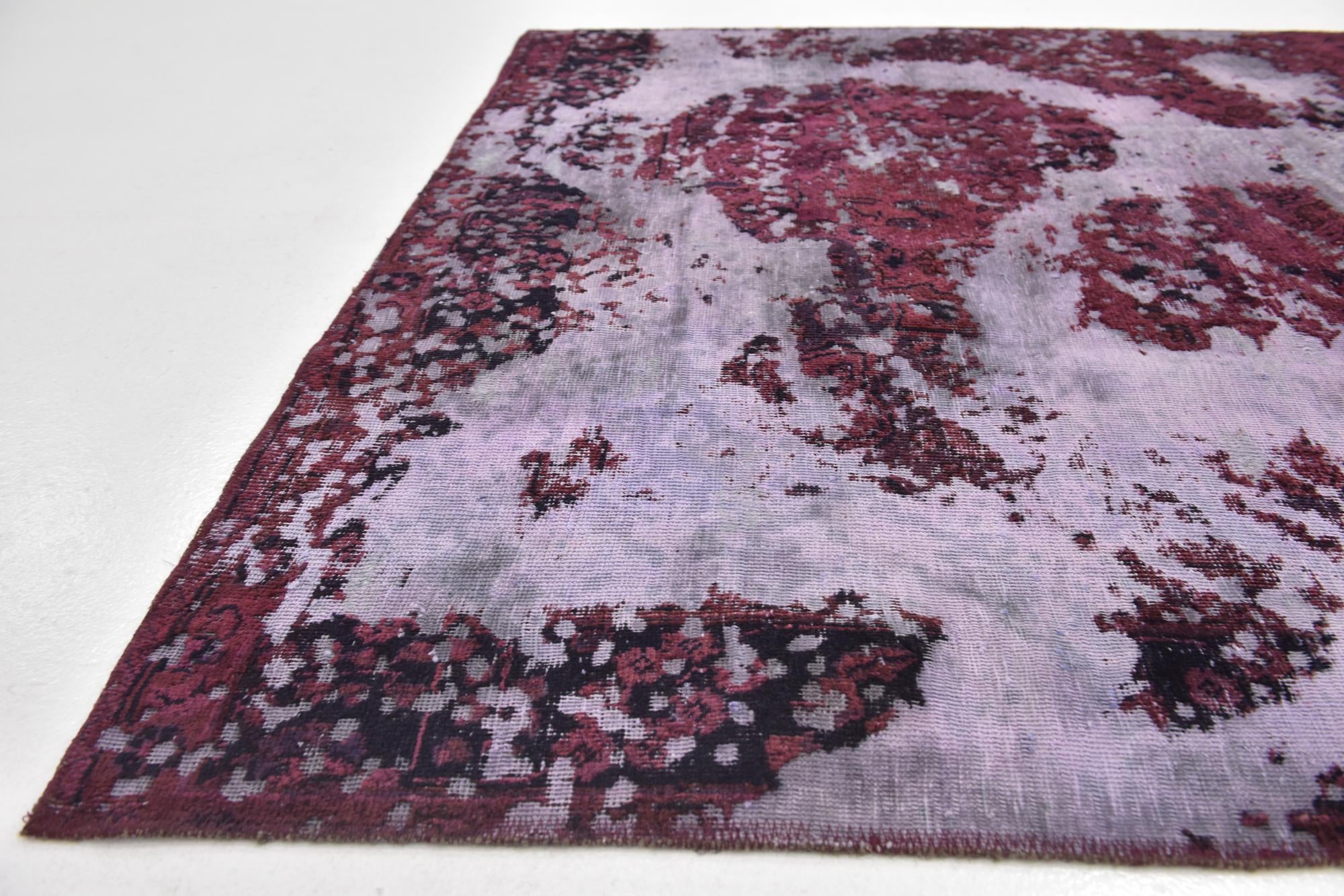 4' 10 x 6' 5 Hand Knotted Ultra Vintage Persian Wool Rug
