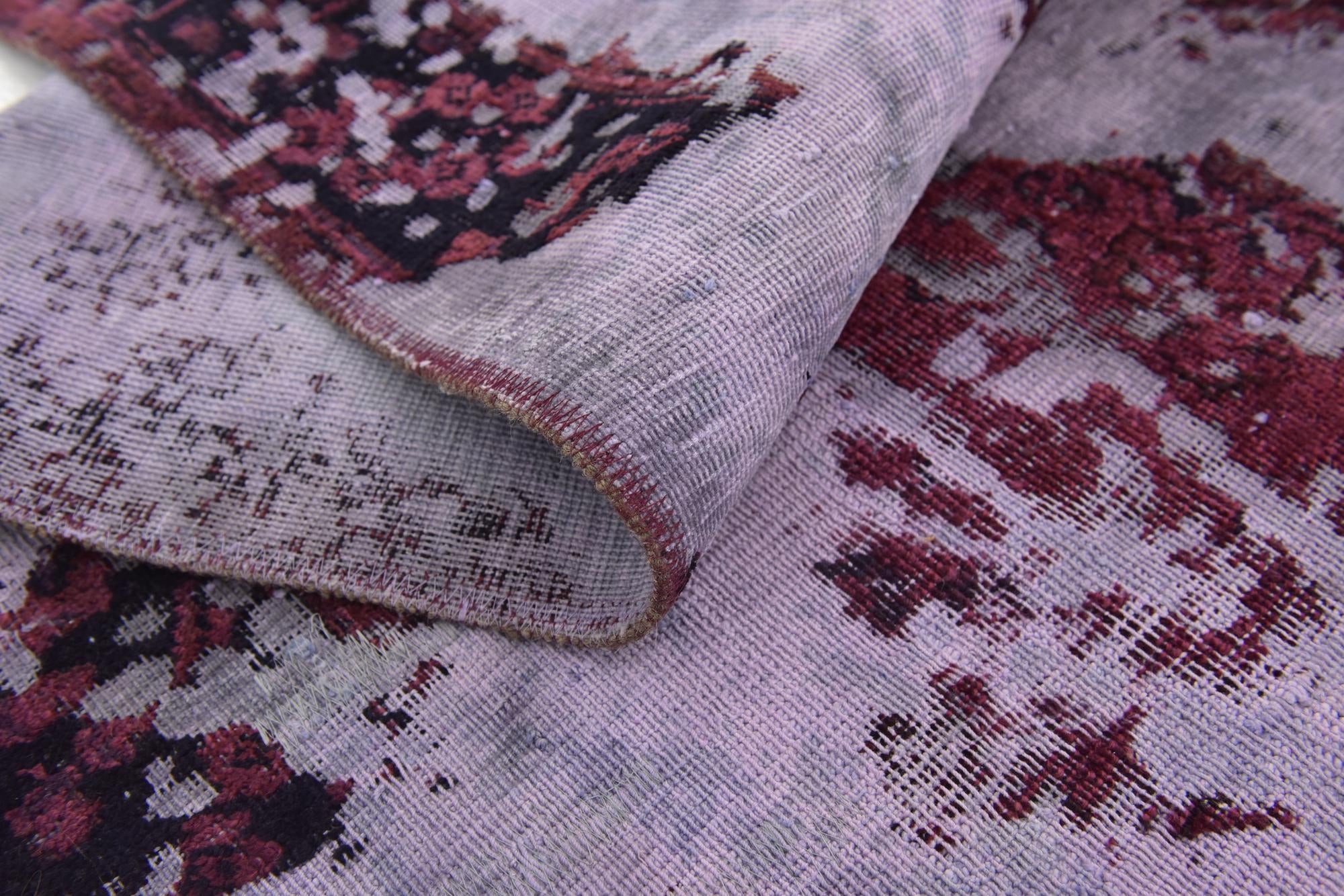 4' 10 x 6' 5 Hand Knotted Ultra Vintage Persian Wool Rug