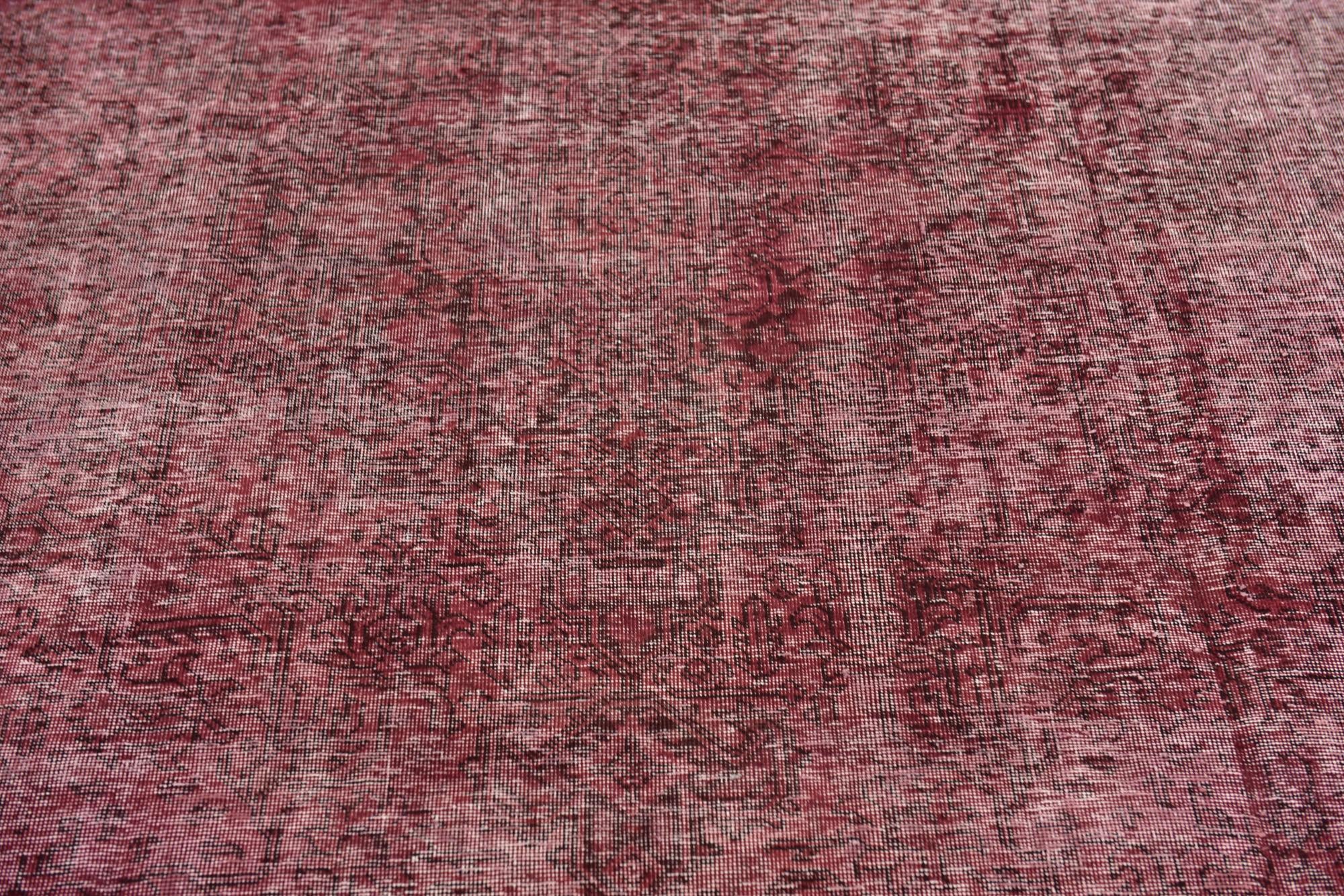 6' 5 x 9' 6 Hand Knotted Ultra Vintage Persian Wool Rug