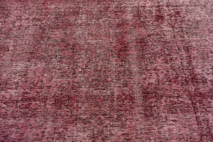 Detail image of 6' 5 x 9' 6 Hand Knotted Ultra Vintage Persian Wool Rug
