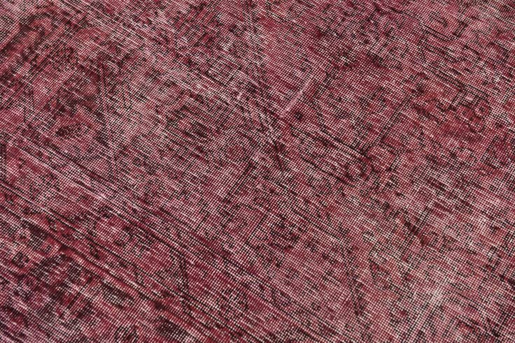 Detail image of 6' 5 x 9' 6 Hand Knotted Ultra Vintage Persian Wool Rug