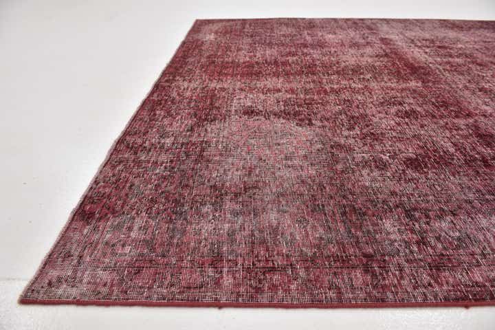 6' 5 x 9' 6 Hand Knotted Ultra Vintage Persian Wool Rug