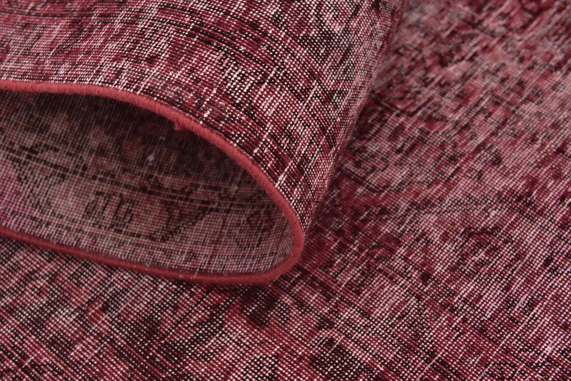 6' 5 x 9' 6 Hand Knotted Ultra Vintage Persian Wool Rug