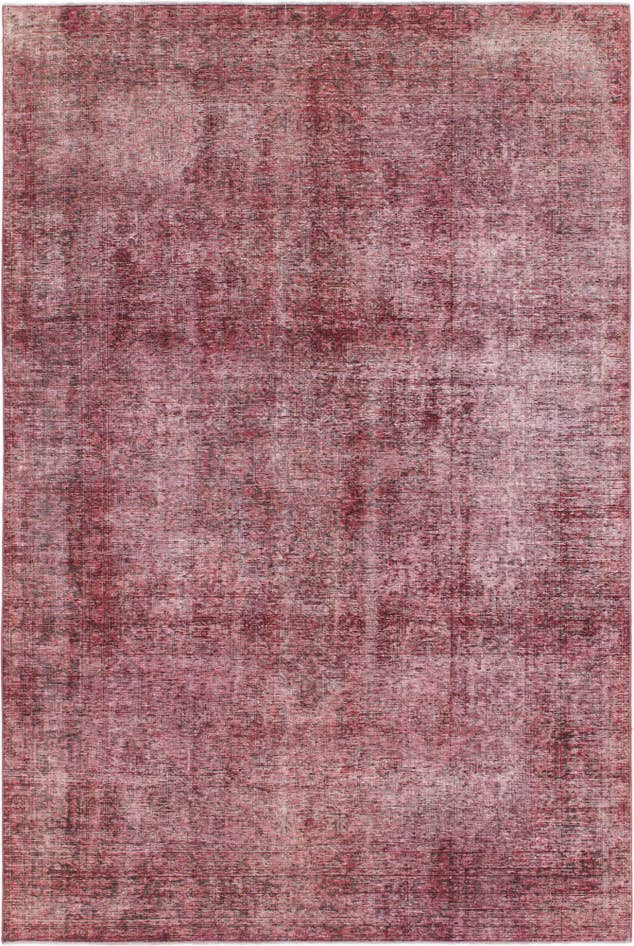 Detail image of 6' 5 x 9' 6 Hand Knotted Ultra Vintage Persian Wool Rug