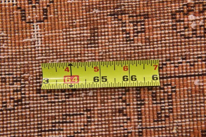 6' 8 x 9' 9 Hand Knotted Ultra Vintage Persian Wool Rug