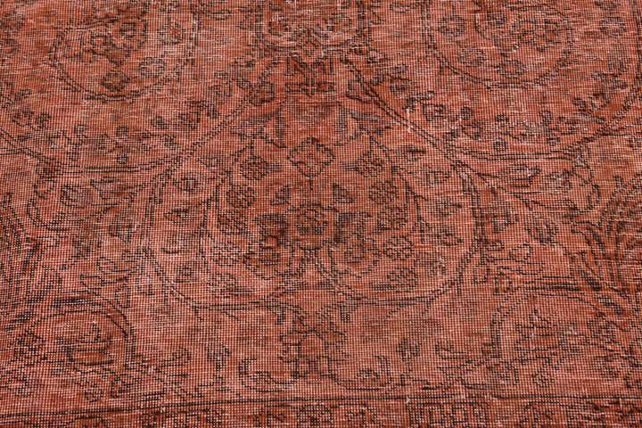 6' 8 x 9' 9 Hand Knotted Ultra Vintage Persian Wool Rug