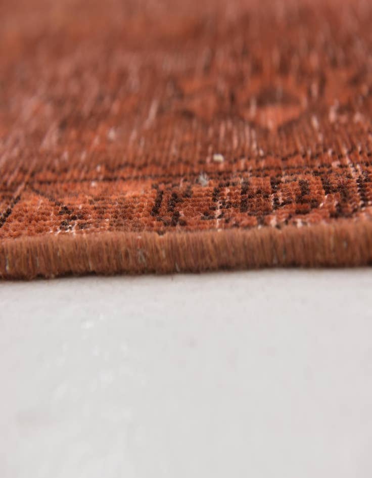 Detail image of 6' 8 x 9' 9  Hand Knotted Ultra Vintage Persian Wool Rug