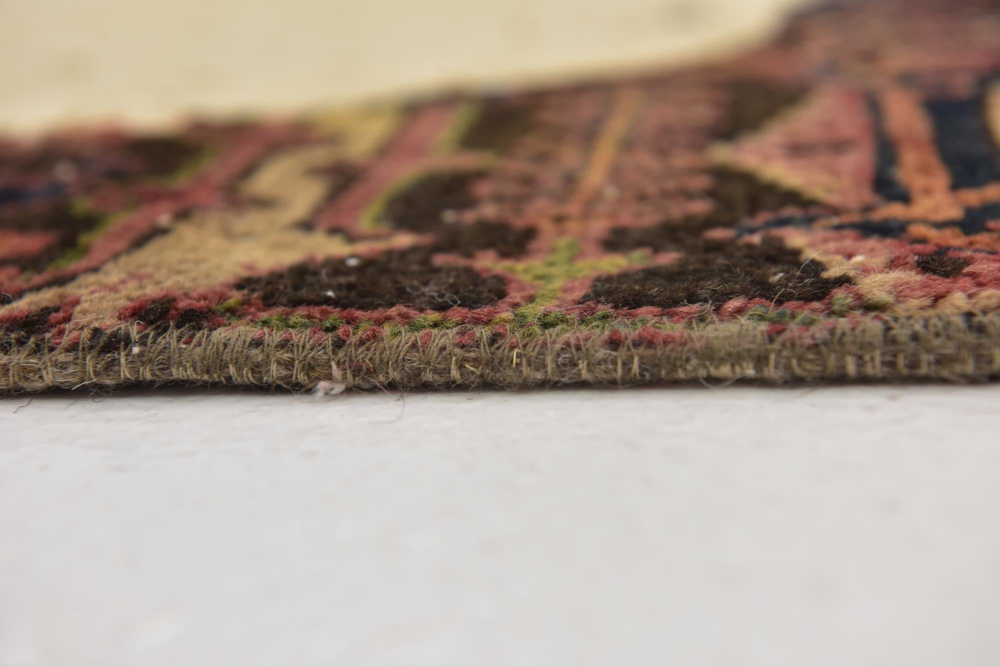 6' 7 x 9' 6 Hand Knotted Ultra Vintage Persian Wool Rug