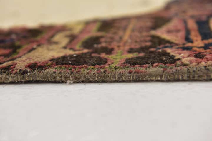 6' 7 x 9' 6 Hand Knotted Ultra Vintage Persian Wool Rug