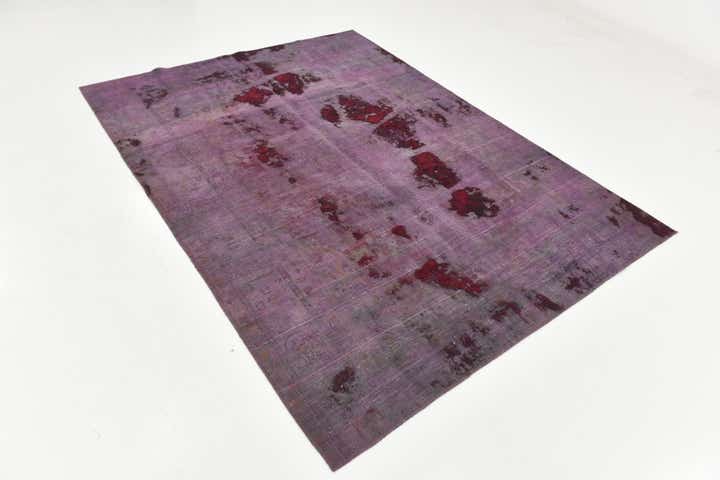 6' 3 x 8' 5 Hand Knotted Ultra Vintage Persian Wool Rug