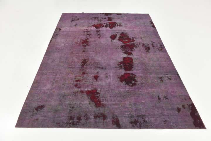 6' 3 x 8' 5 Hand Knotted Ultra Vintage Persian Wool Rug
