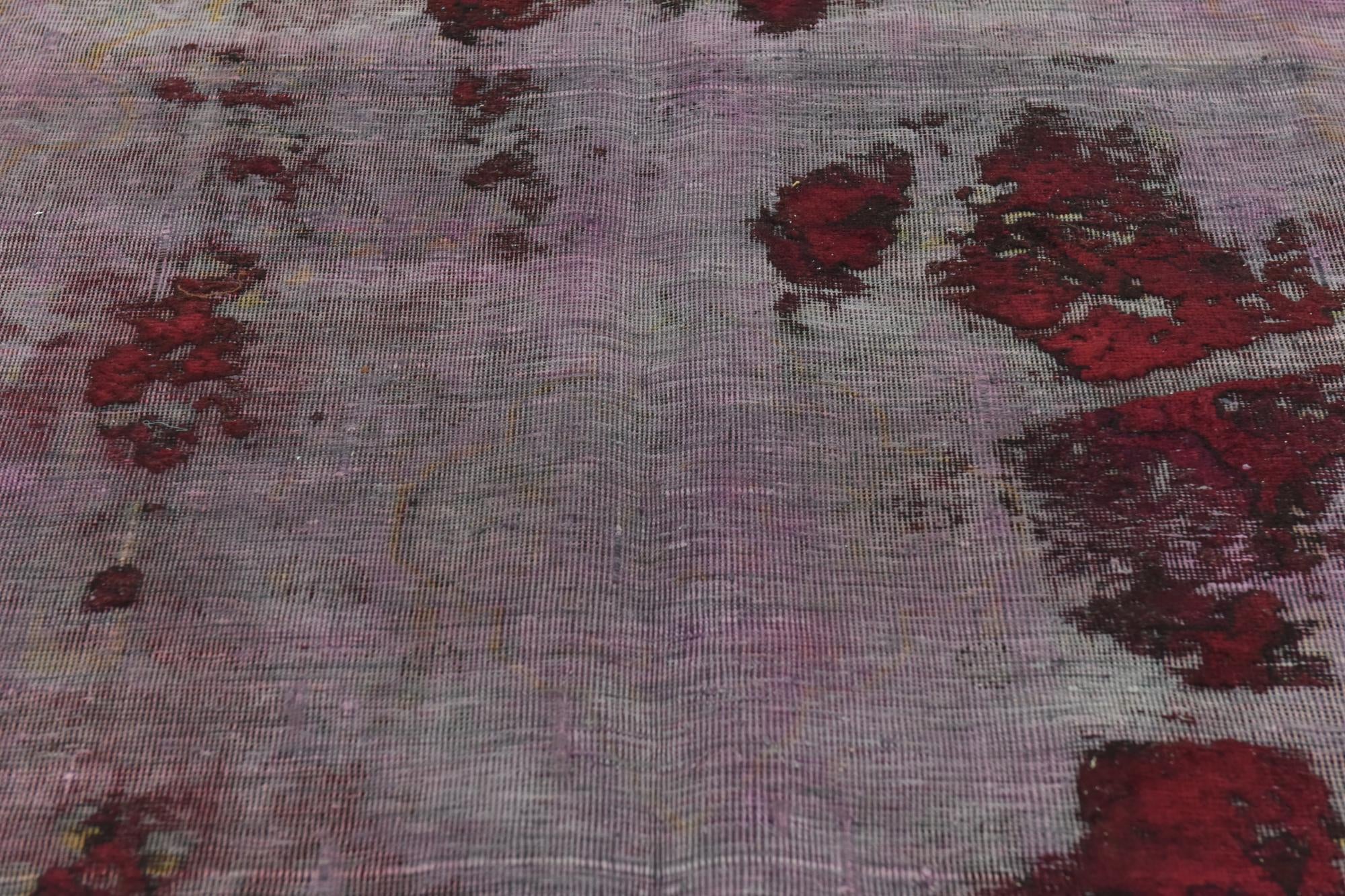 6' 3 x 8' 5 Hand Knotted Ultra Vintage Persian Wool Rug