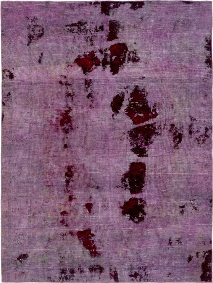 6' 3 x 8' 5 Hand Knotted Ultra Vintage Persian Wool Rug