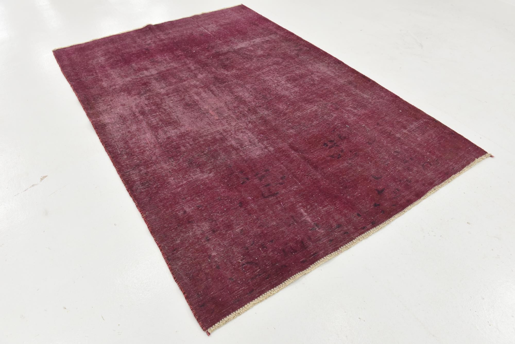 6' x 8' 6 Hand Knotted Ultra Vintage Persian Wool Rug