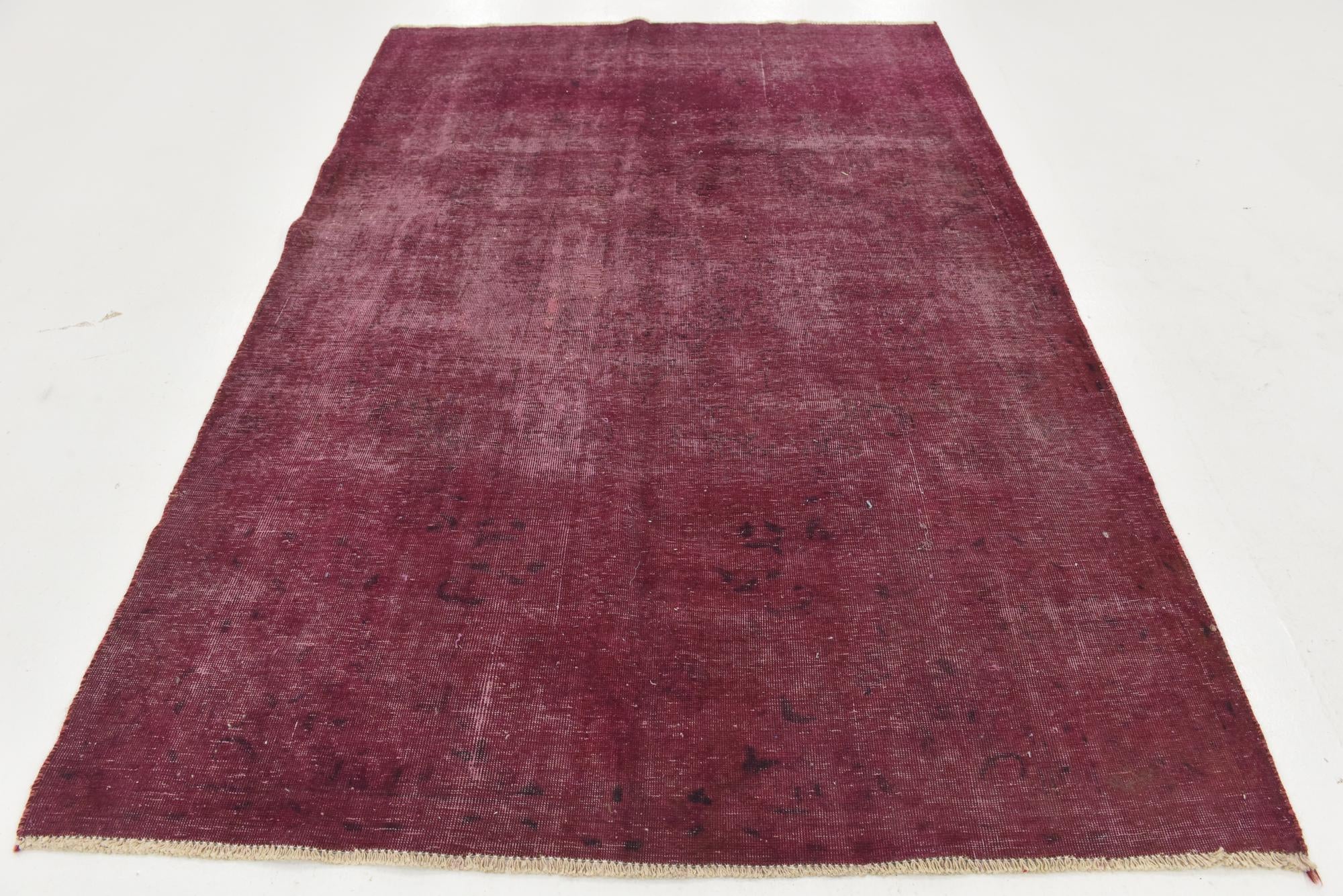 6' x 8' 6 Hand Knotted Ultra Vintage Persian Wool Rug