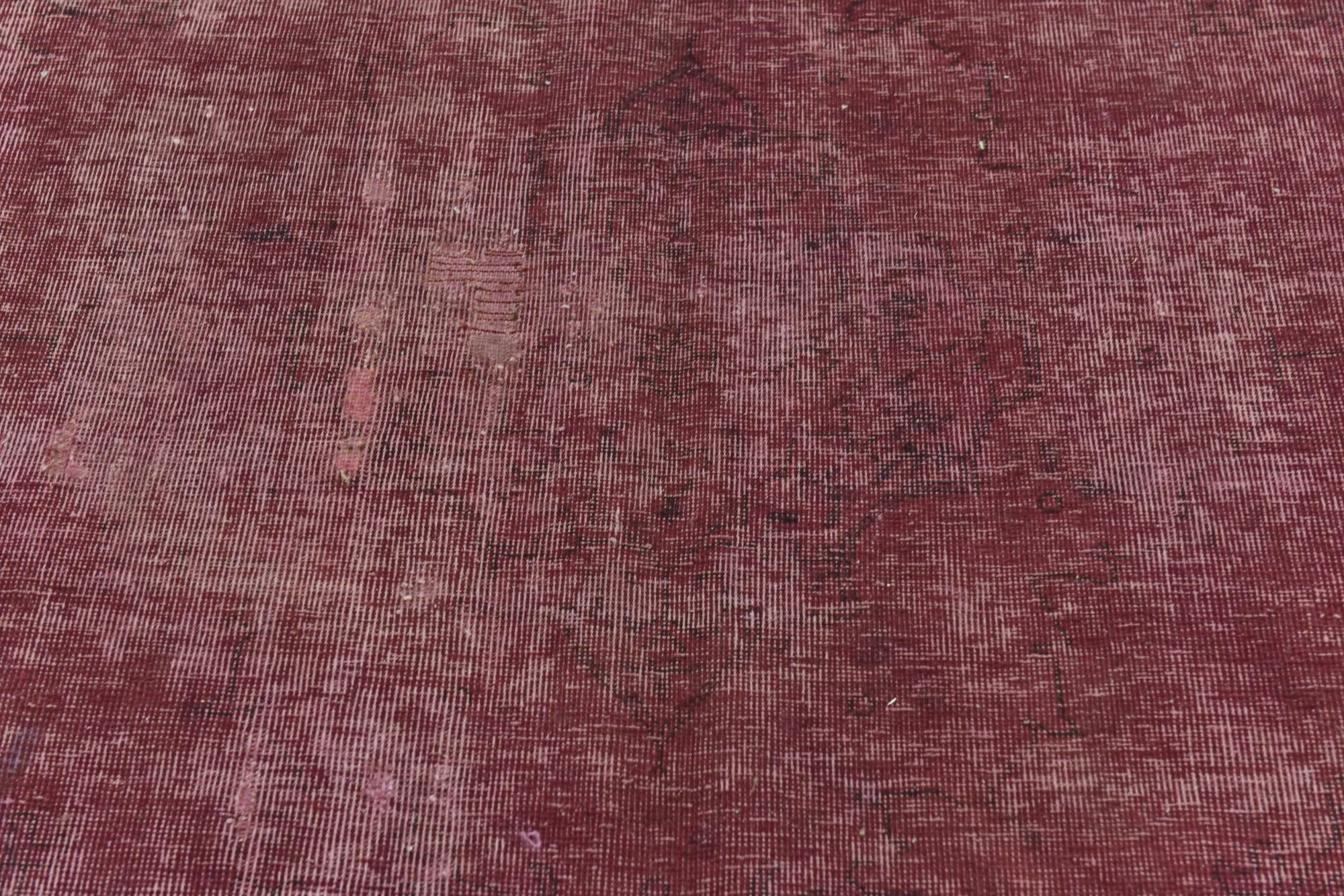 6' x 8' 6 Hand Knotted Ultra Vintage Persian Wool Rug