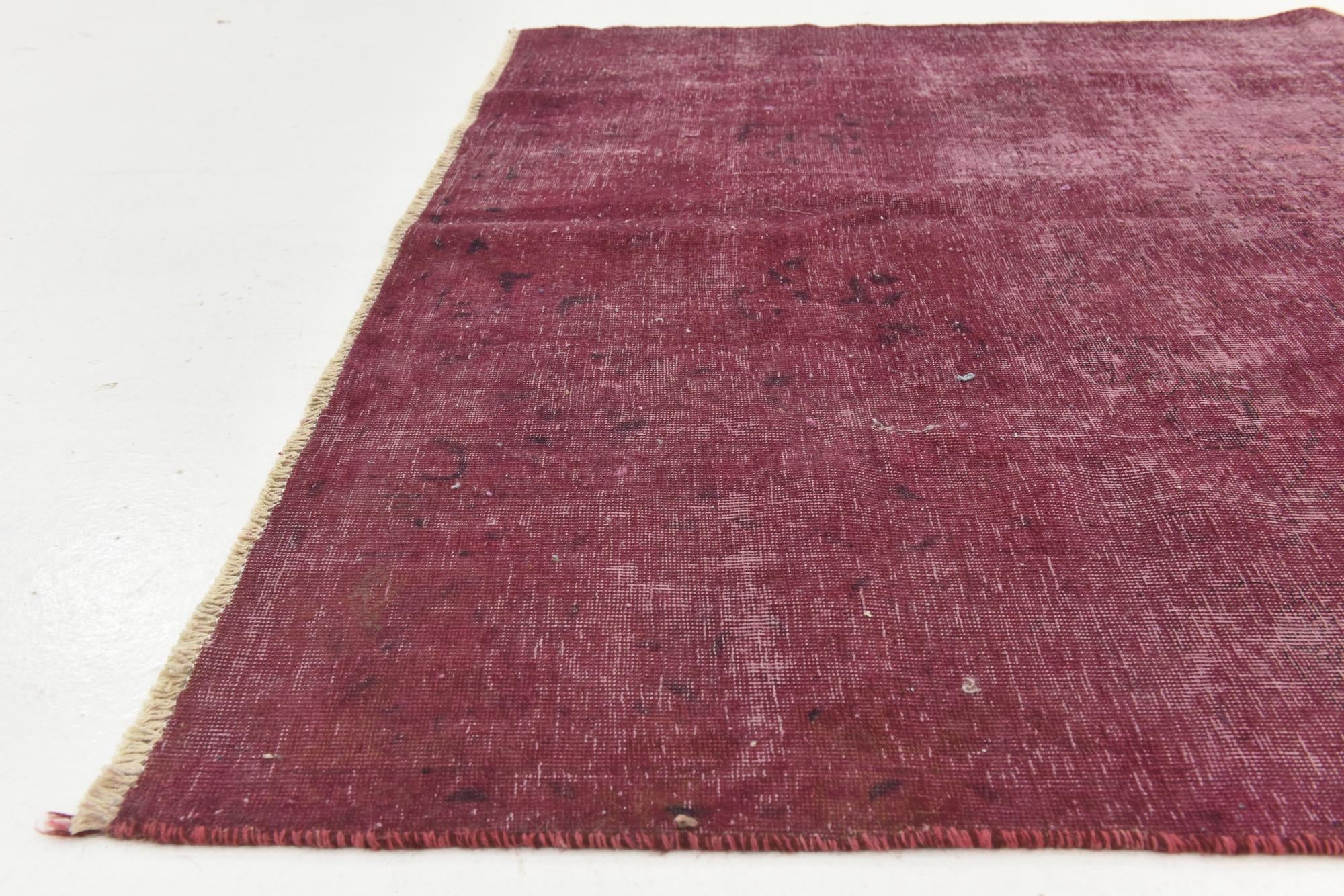6' x 8' 6 Hand Knotted Ultra Vintage Persian Wool Rug