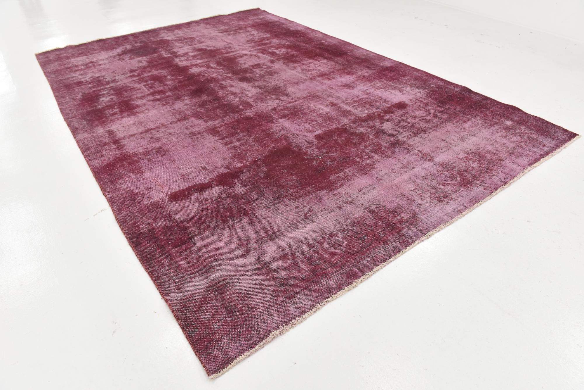 8' 7 x 12' 9 Hand Knotted Ultra Vintage Persian Wool Rug