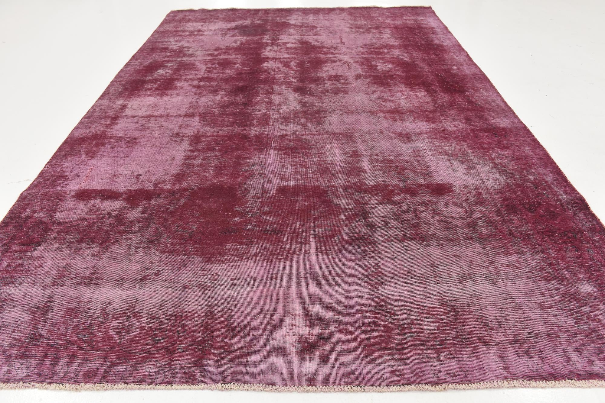 8' 7 x 12' 9 Hand Knotted Ultra Vintage Persian Wool Rug