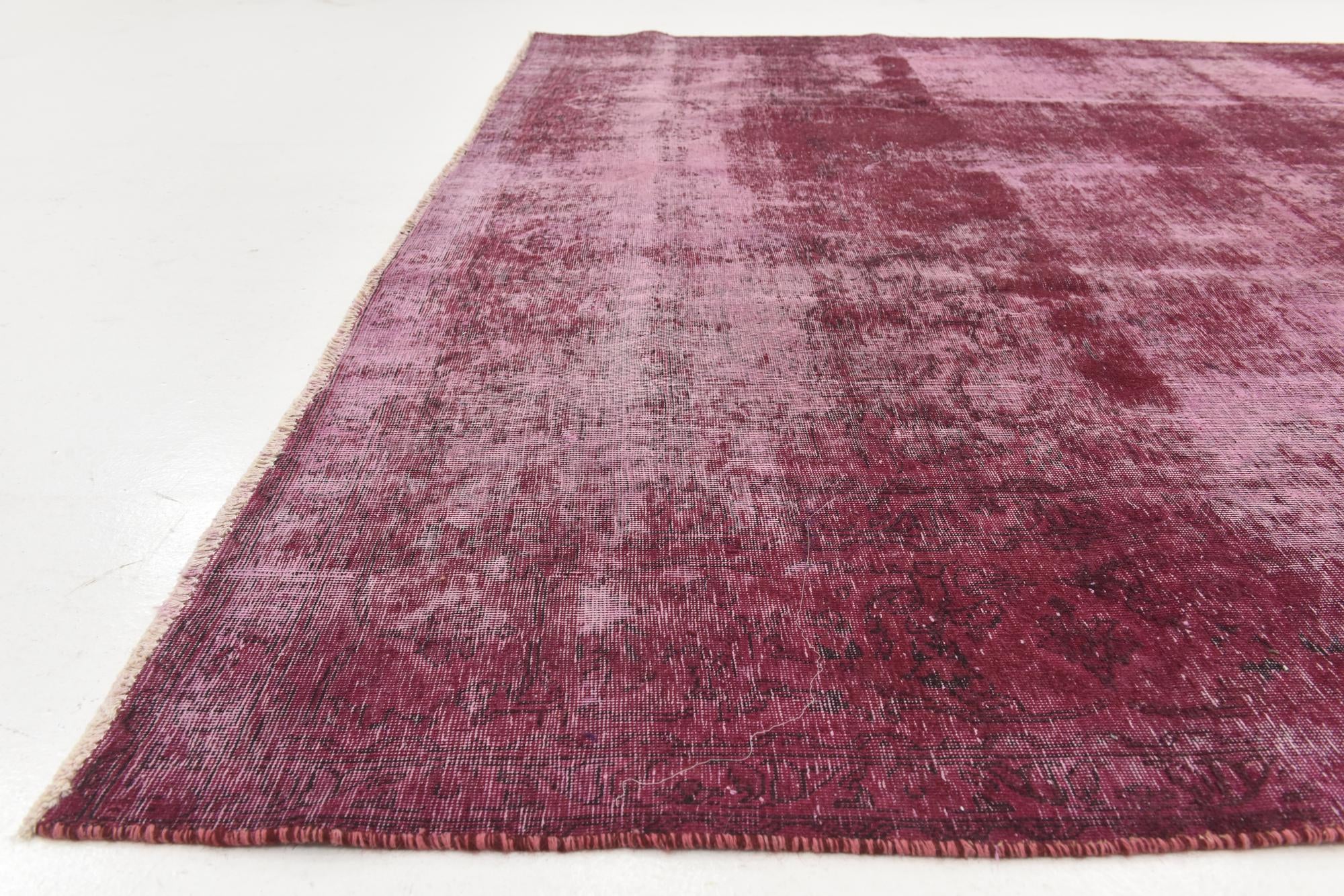 8' 7 x 12' 9 Hand Knotted Ultra Vintage Persian Wool Rug