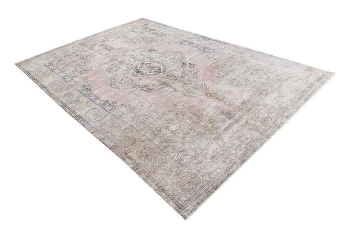 6' 3 x 9' 5 Hand Knotted Ultra Vintage Persian Wool Rug