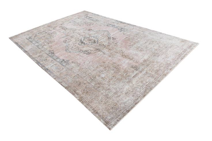 Detail image of 6' 3 x 9' 5 Hand Knotted Ultra Vintage Persian Wool Rug