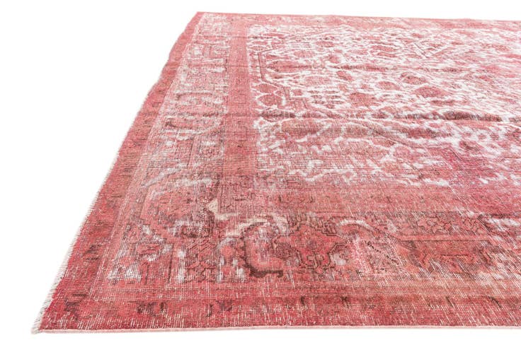 Detail image of 9' 7 x 12' 7 Hand Knotted Ultra Vintage Persian Wool Rug