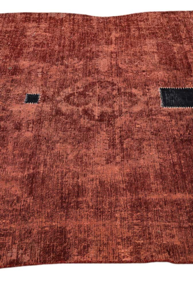 5' 9 x 8' 4 Hand Knotted Ultra Vintage Persian Wool Rug