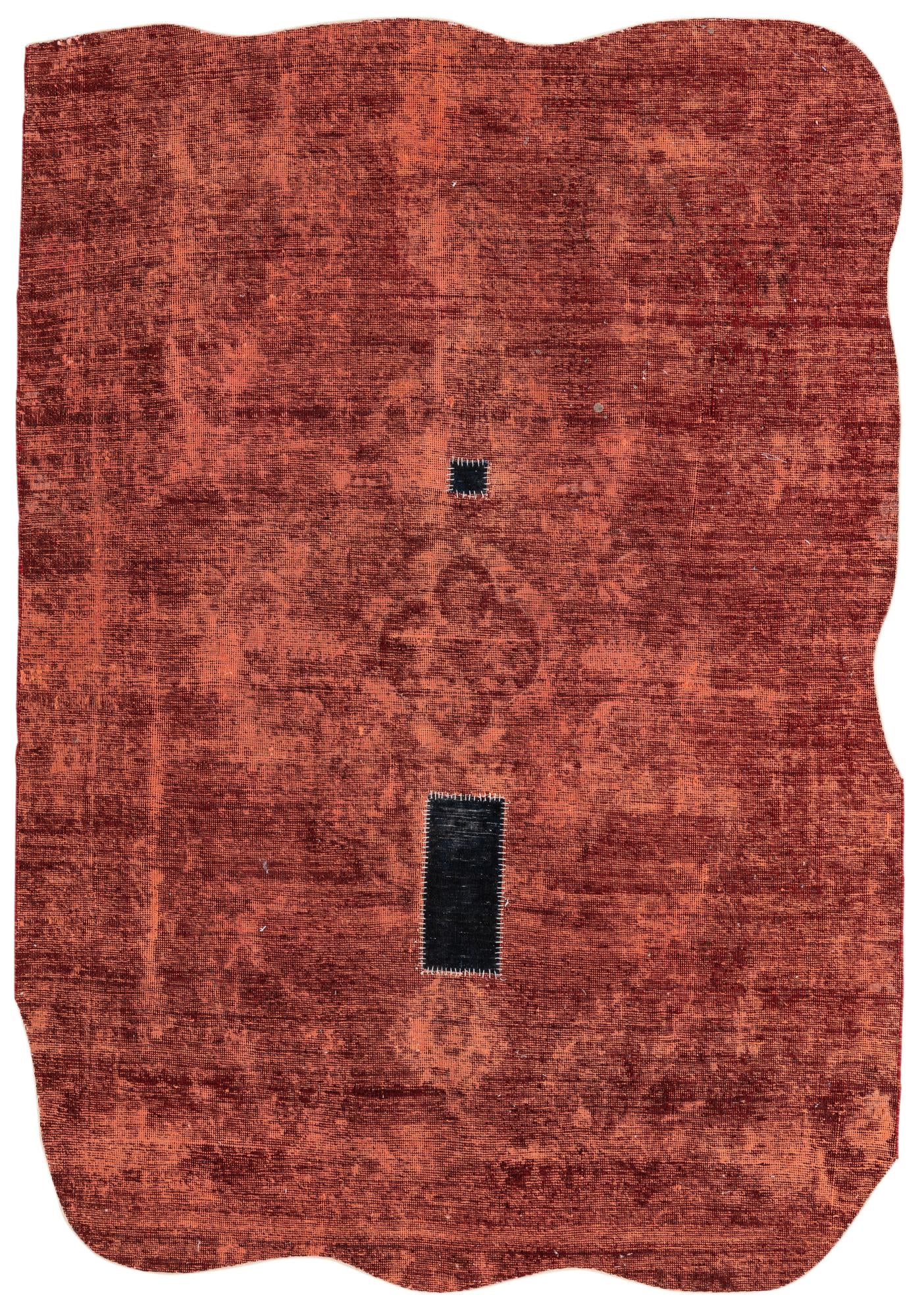 5' 9 x 8' 4 Hand Knotted Ultra Vintage Persian Wool Rug
